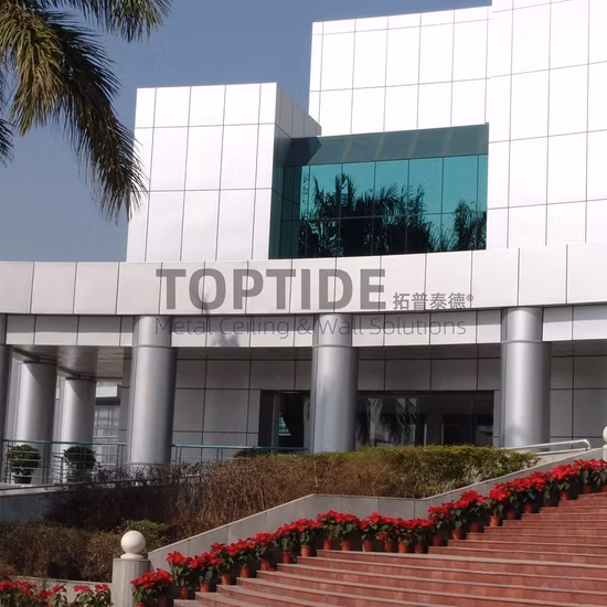 断熱材アルミニウム/スチールカーテンウォールコラムラップパネル